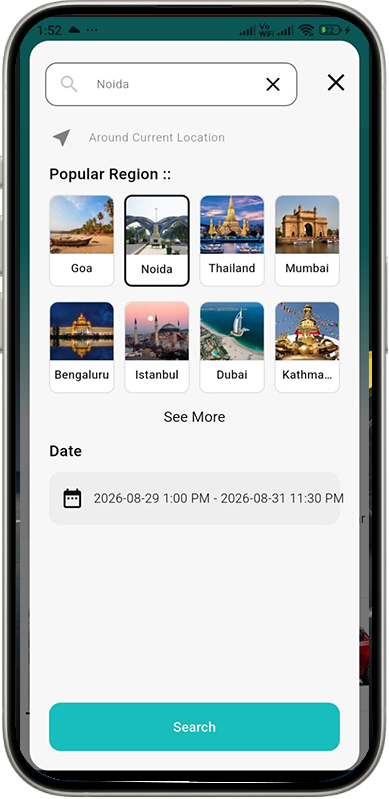 Location Map Screen