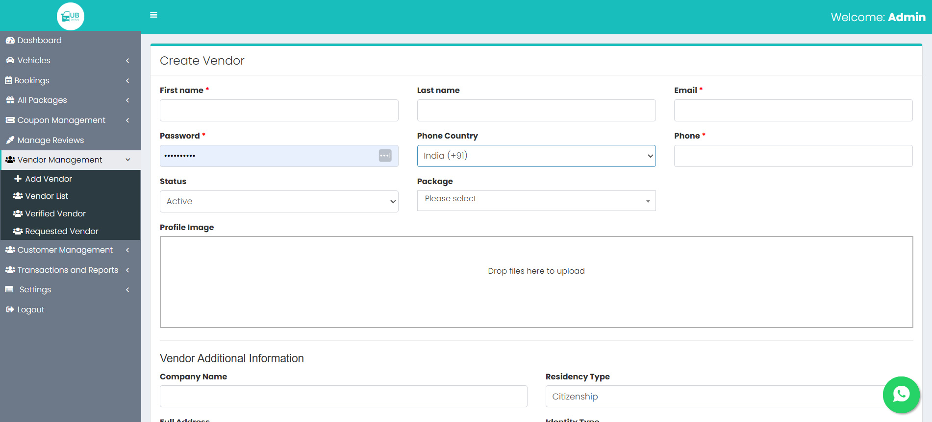 Vendor Panel Hub